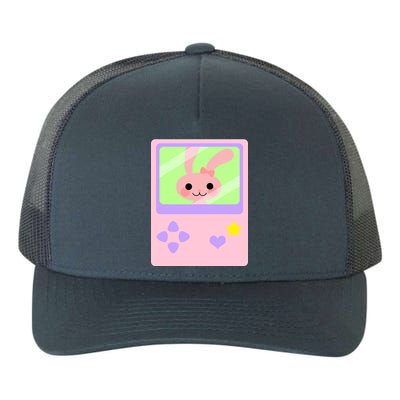 Kawaii Gamer Bunny Rabbit Yupoong Adult 5-Panel Trucker Hat