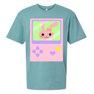 Kawaii Gamer Bunny Rabbit Sueded Cloud Jersey T-Shirt