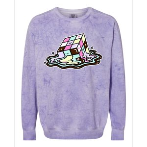 Kawaii Melting Melting Rubix Colorblast Crewneck Sweatshirt