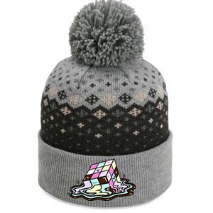 Kawaii Melting Melting Rubix The Baniff Cuffed Pom Beanie