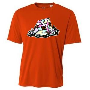 Kawaii Melting Melting Rubix Cooling Performance Crew T-Shirt