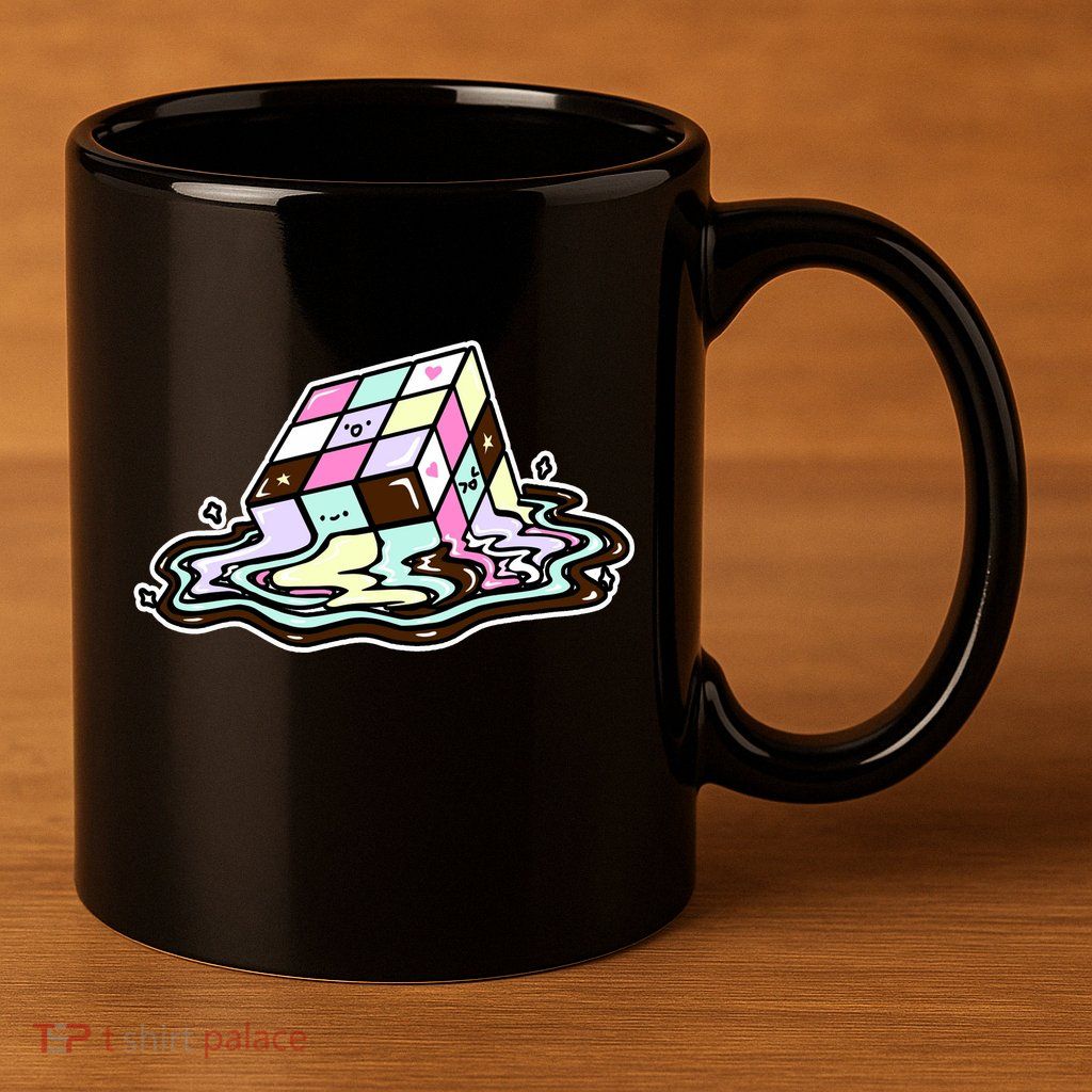 Kawaii Melting Melting Rubix 11oz C Handle Ceramic Mug