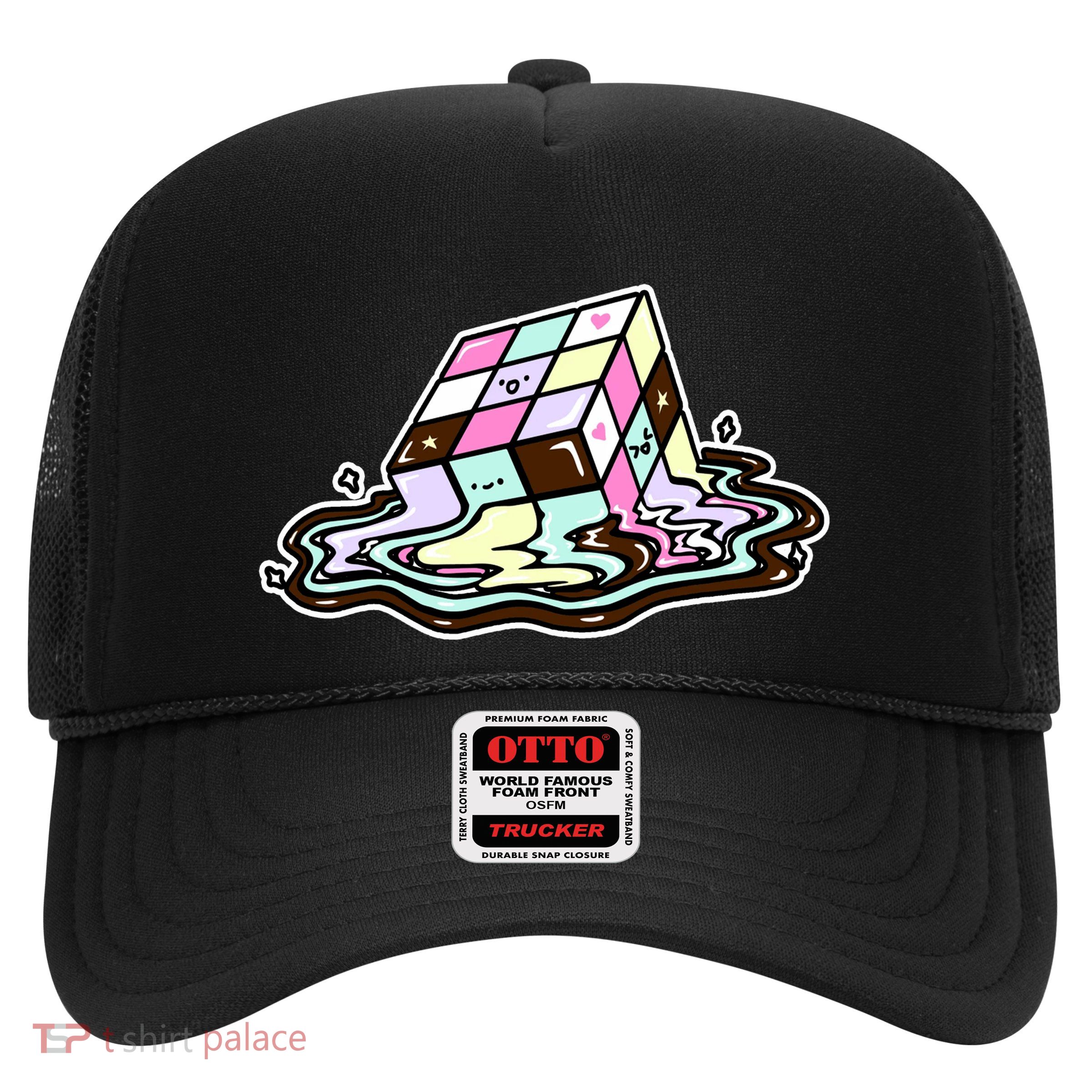 Kawaii Melting Melting Rubix Trucker Hat