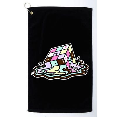 Kawaii Melting Melting Rubix Golf Towel