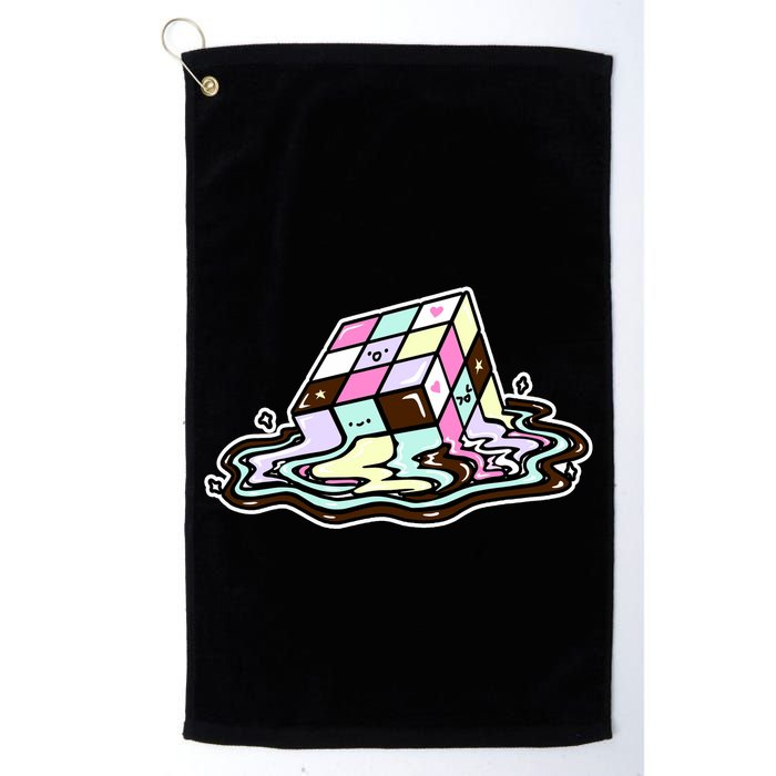 Kawaii Melting Melting Rubix Golf Towel