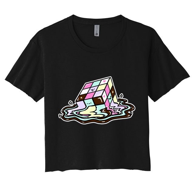 Kawaii Melting Melting Rubix Crop Top