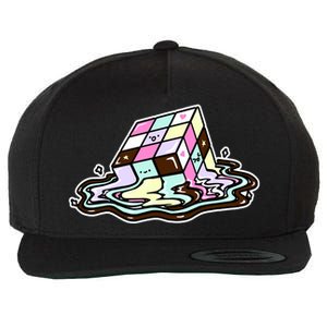 Kawaii Melting Melting Rubix Wool Snapback Cap