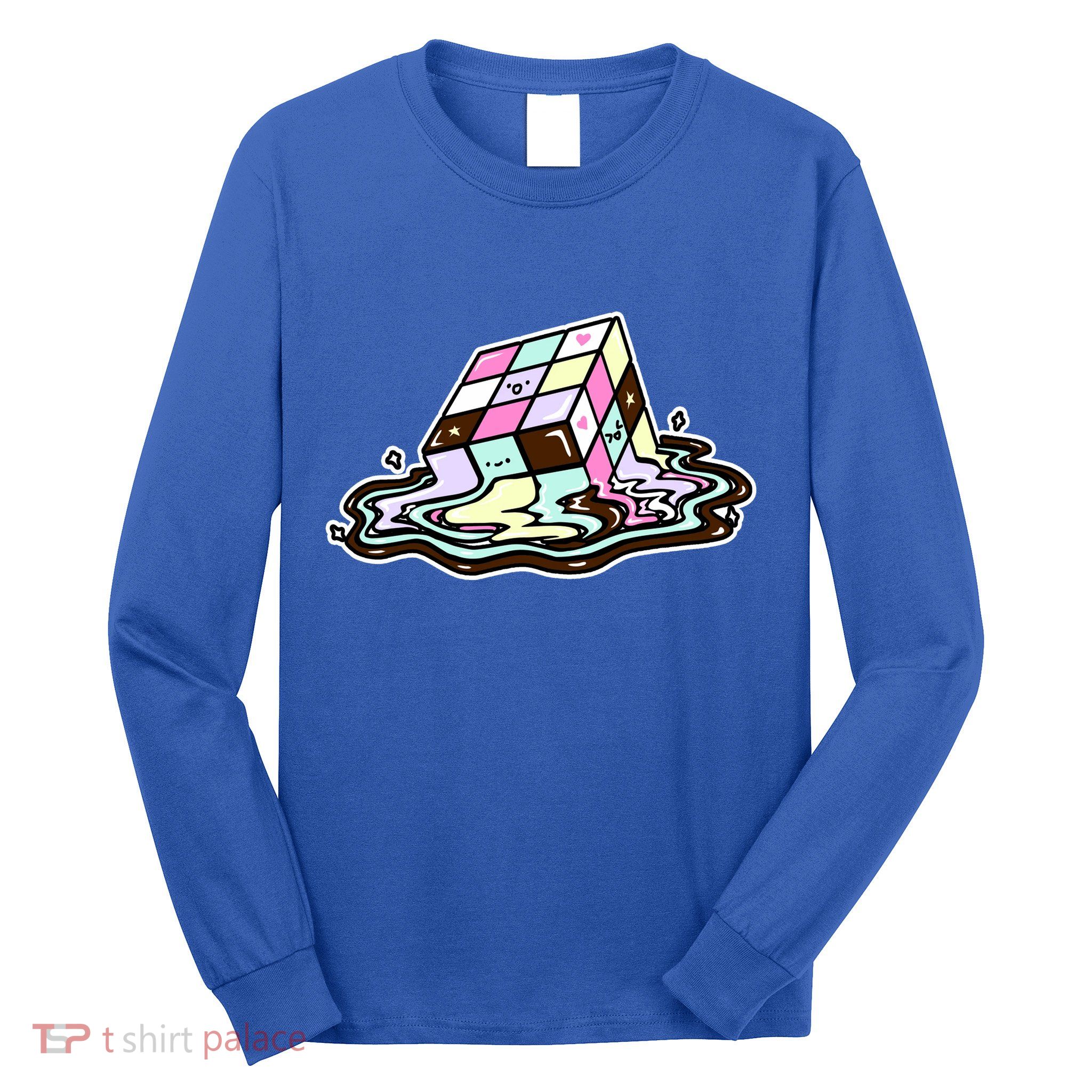 Kawaii Melting Melting Rubix Long Sleeve Shirt