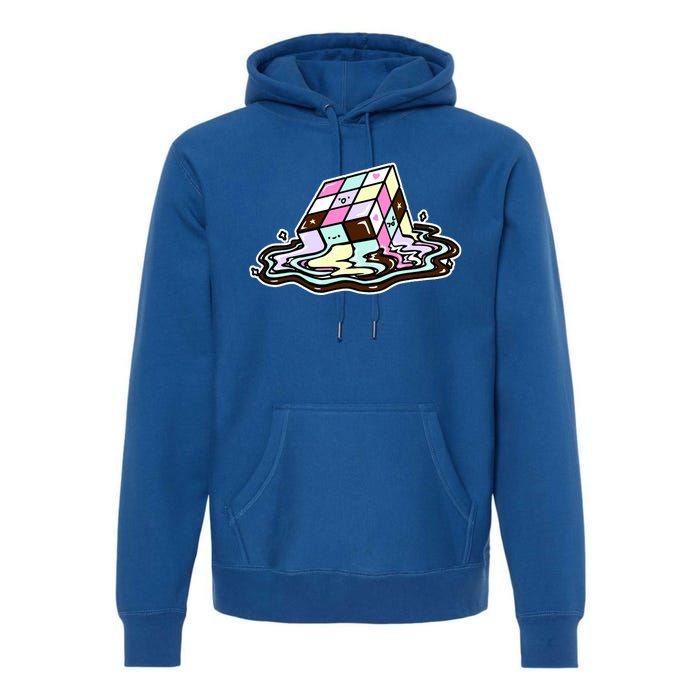 Kawaii Melting Melting Rubix Premium Hoodie