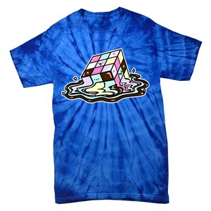 Kawaii Melting Melting Rubix Tie-Dye T-Shirt