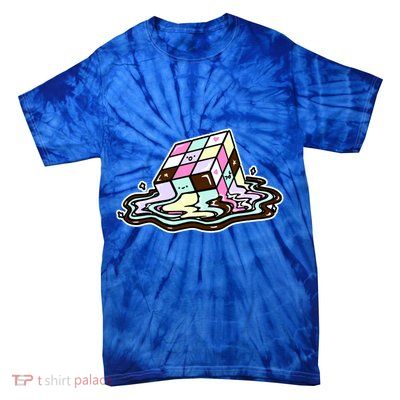 Kawaii Melting Melting Rubix Tie-Dye T-Shirt