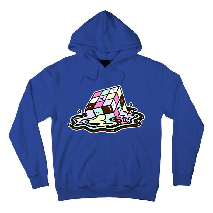 Kawaii Melting Melting Rubix Tall Hoodie