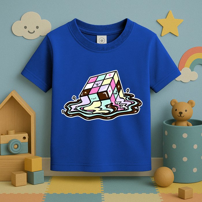 Kawaii Melting Melting Rubix Toddler T-Shirt