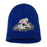 Kawaii Melting Melting Rubix Short Acrylic Beanie