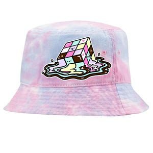 Kawaii Melting Melting Rubix Tie-Dyed Bucket Hat