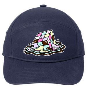 Kawaii Melting Melting Rubix 7-Panel Snapback Hat