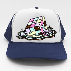 Kawaii Melting Melting Rubix Trucker Hat