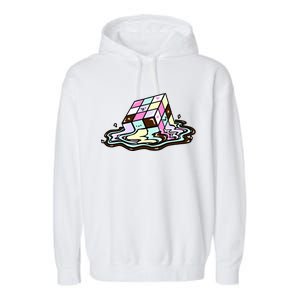 Kawaii Melting Melting Rubix Garment-Dyed Fleece Hoodie