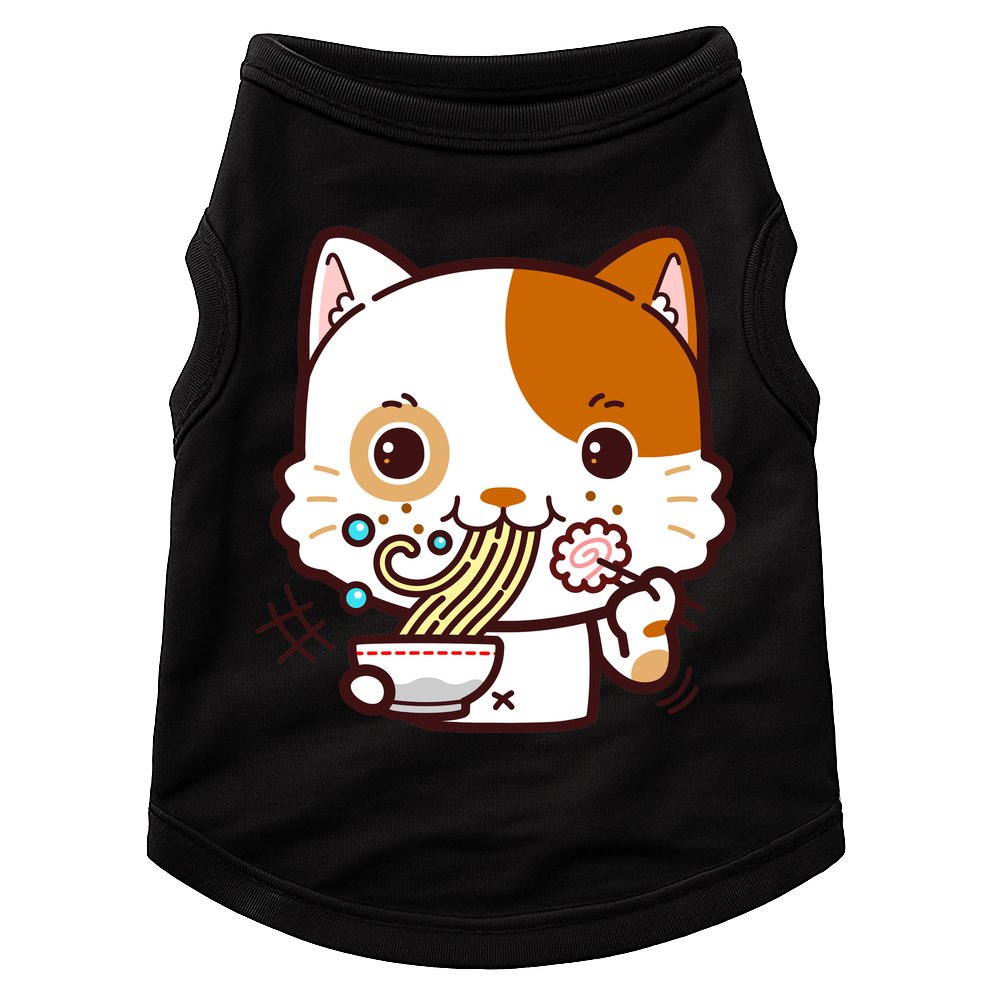 Kawaii Ramen Cat Doggie Tank