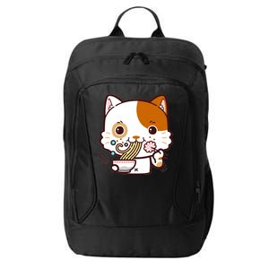 Kawaii Ramen Cat City Backpack