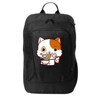 Kawaii Ramen Cat City Backpack