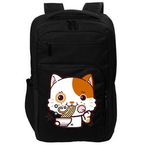 Kawaii Ramen Cat Impact Tech Backpack