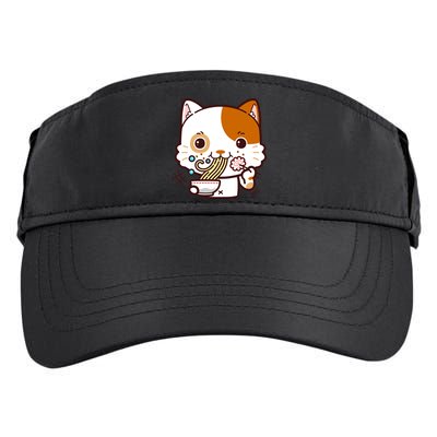 Kawaii Ramen Cat Adult Drive Performance Visor