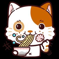 Kawaii Ramen Cat Drawstring Bag