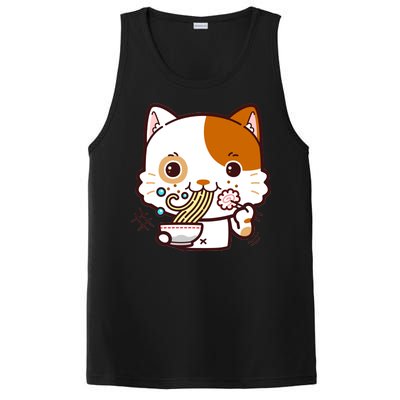 Kawaii Ramen Cat PosiCharge Competitor Tank