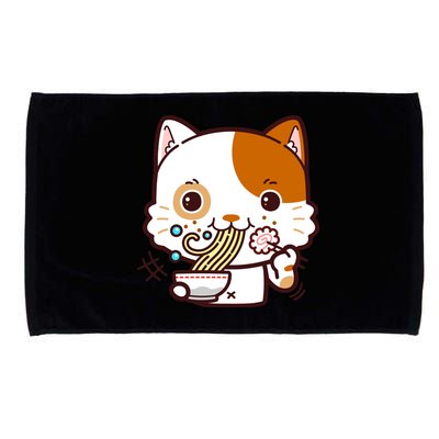 Kawaii Ramen Cat Microfiber Hand Towel