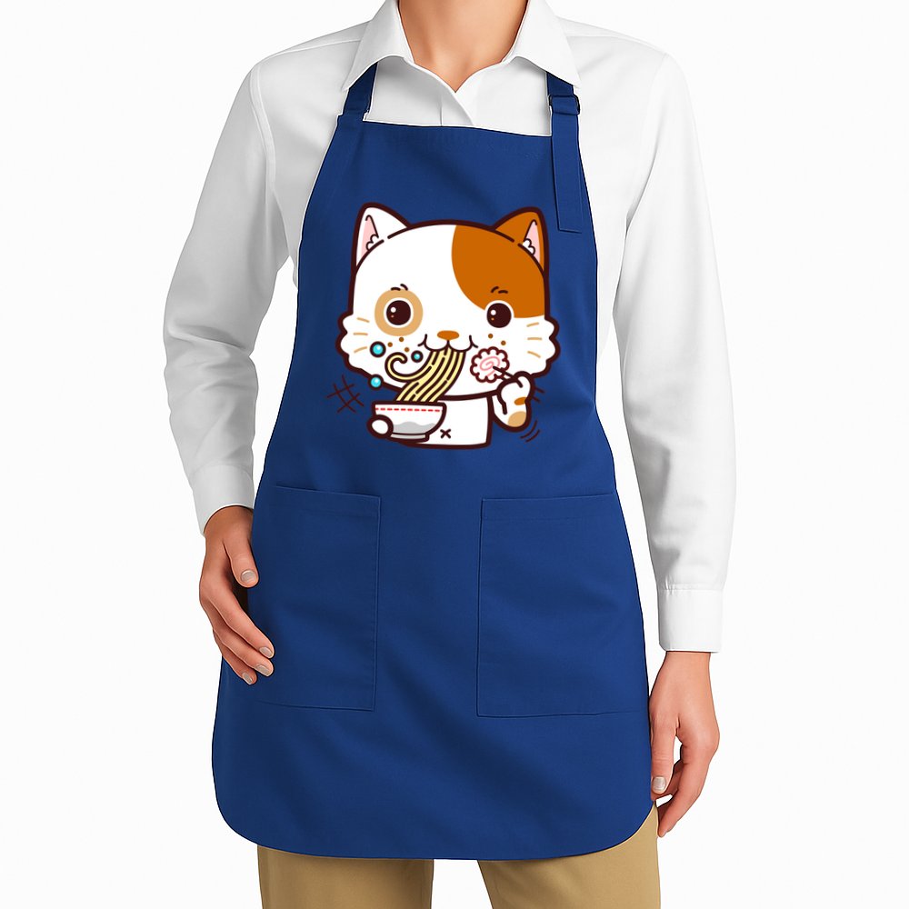Kawaii Ramen Cat Apron