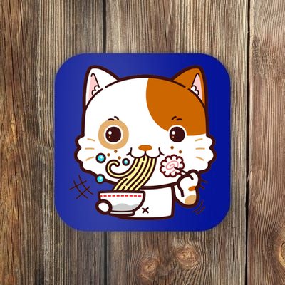 Kawaii Ramen Cat Coaster