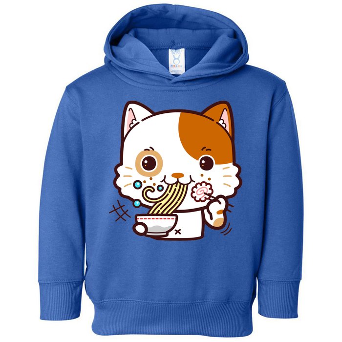 Kawaii Ramen Cat Toddler Hoodie