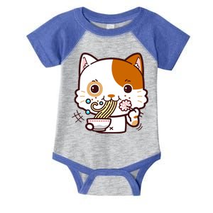 Kawaii Ramen Cat Infant Baby Jersey Bodysuit