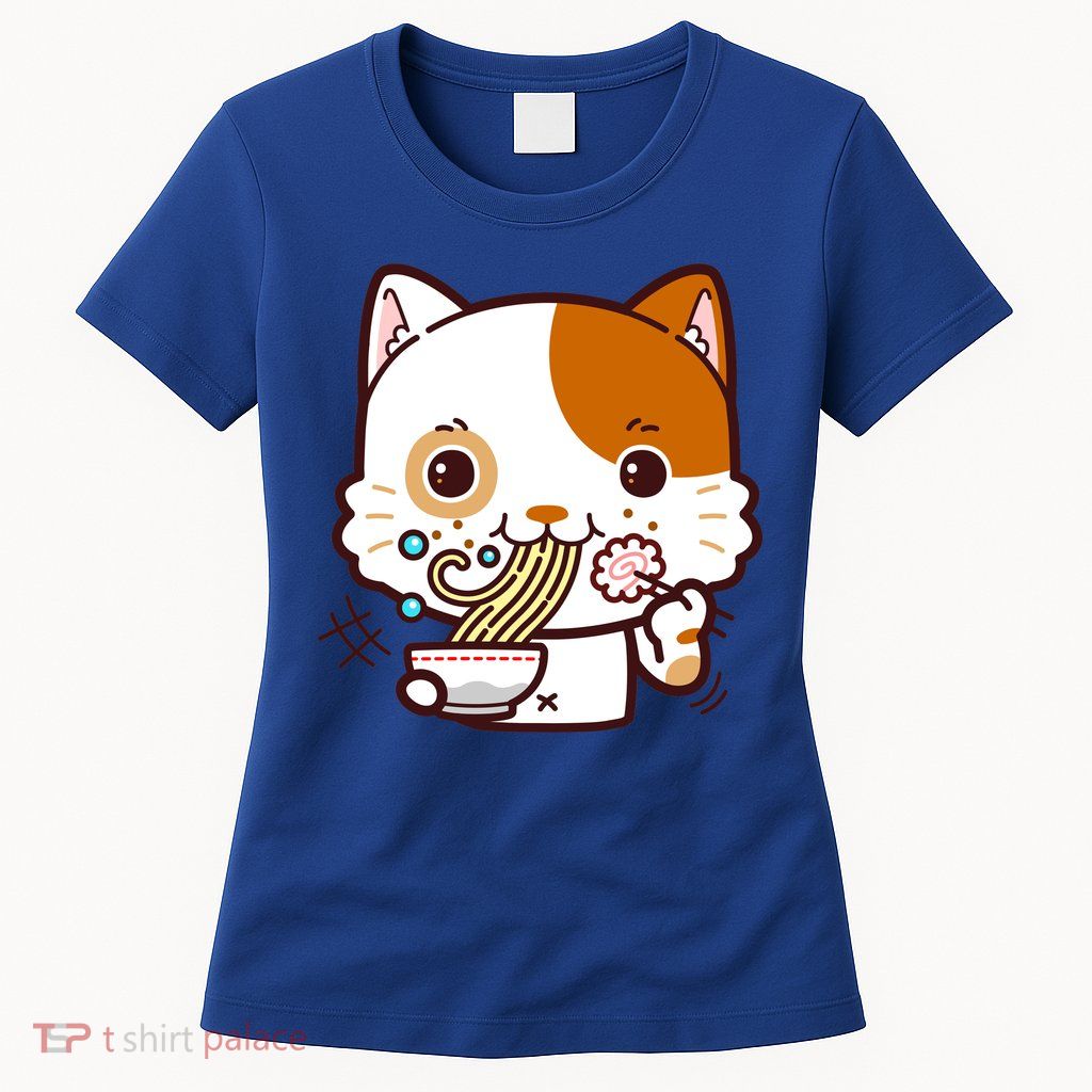 Kawaii Ramen Cat Women's T-Shirt