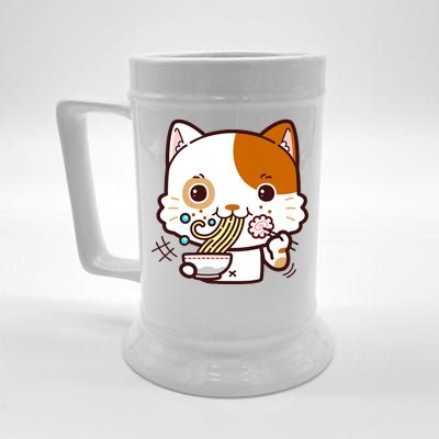 Kawaii Ramen Cat Beer Stein