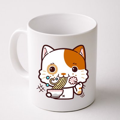 Kawaii Ramen Cat Coffee Mug