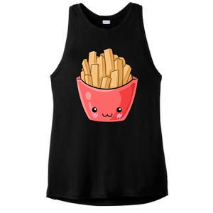 Kawii French Fry Ladies PosiCharge Tri-Blend Wicking Tank