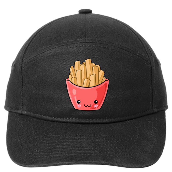 Kawii French Fry 7-Panel Snapback Hat