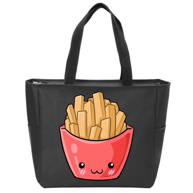 Kawii French Fry Zip Tote Bag