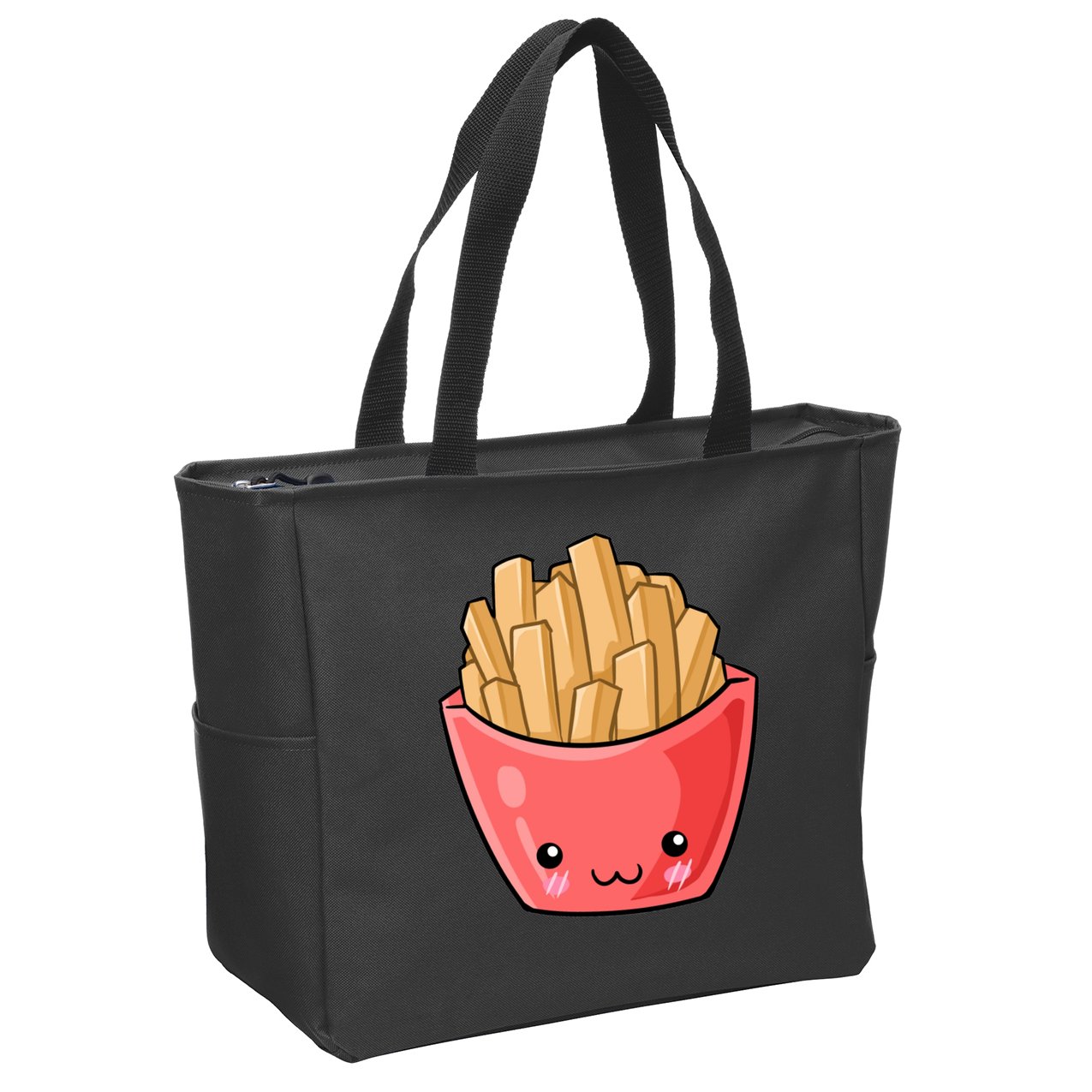 Kawii French Fry Zip Tote Bag