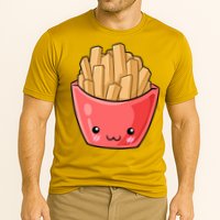 Kawii French Fry Cooling Performance Crew T-Shirt