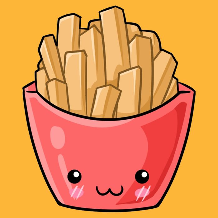 Kawii French Fry Cooling Performance Crew T-Shirt