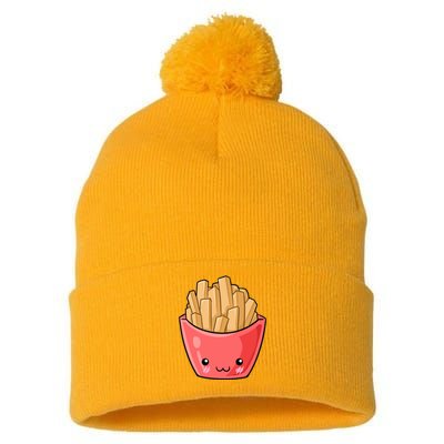 Kawii French Fry Pom Pom 12in Knit Beanie