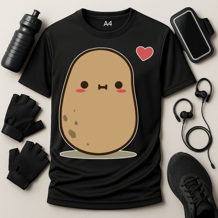Kawii Potato Cooling Performance Crew T-Shirt