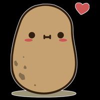 Kawii Potato Cooling Performance Crew T-Shirt