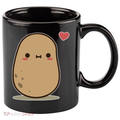 Kawii Potato 11oz C Handle Ceramic Mug