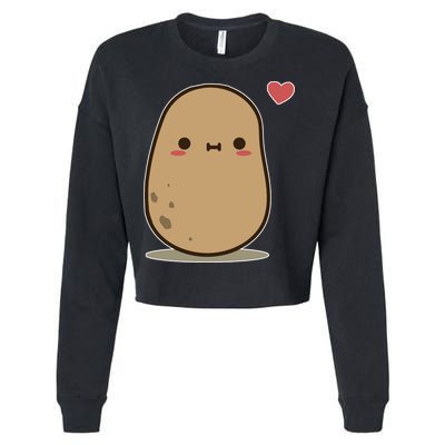 Kawii Potato Cropped Pullover Crew