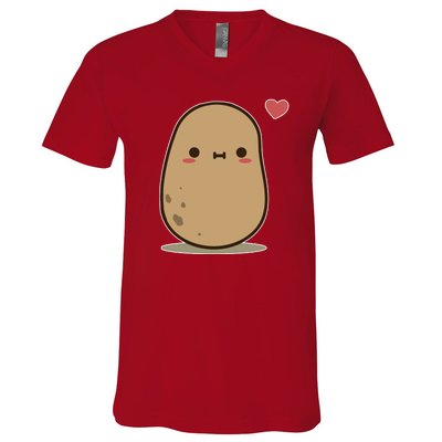 Kawii Potato V-Neck T-Shirt