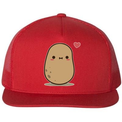 Kawii Potato Flat Bill Trucker Hat